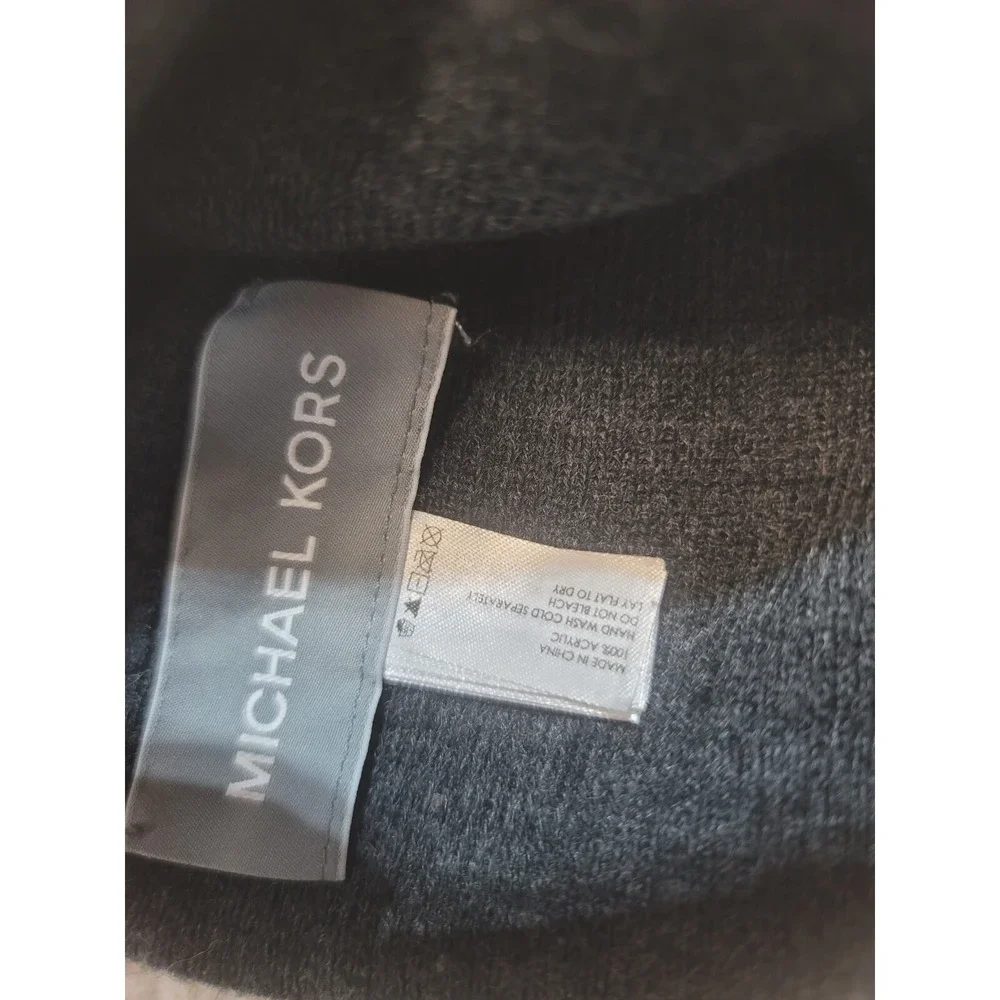 Michael Kors Beanie  Black  Knit Acrylic